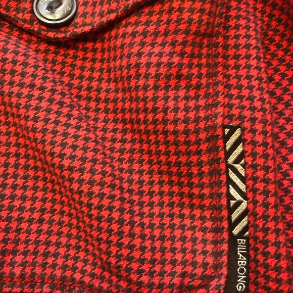 Red and black checked shirt with hood, unisex, XL, cotton flannel - Picture 6 of 7